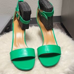 Daily Shoes Green Heels/ Sandals